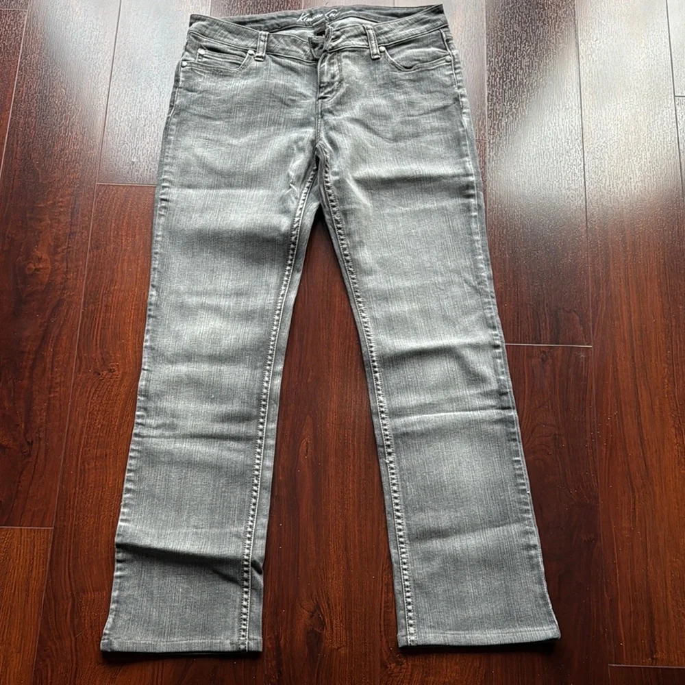 Kenneth Cole New York Gray Straight Leg Jeans - Picture 1 of 3